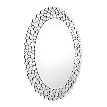 Oval shape classical clear mirror hanging mirror